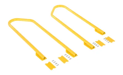 Vestil Steel Retro Fit Handrail Kit For 2 Step Poly Step Stool Models Yellow