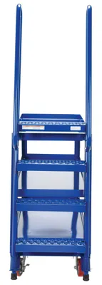 Vestil SPS-HD-2252-5PU hi-duty & hi-frame stockpicker truck shown from an alternate angle