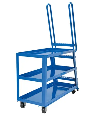 Vestil SPS-HD-2252 hi-duty & hi-frame stockpicker truck shown from an alternate angle