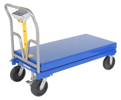 Vestil SPT-2448-SCL steel platform truck shown from an alternate angle