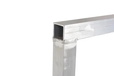 Vestil SQ-A-108 square safety handrail shown from an alternate angle