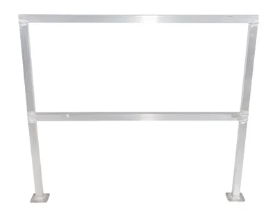Vestil SQ-A-48 square safety handrail shown from an alternate angle