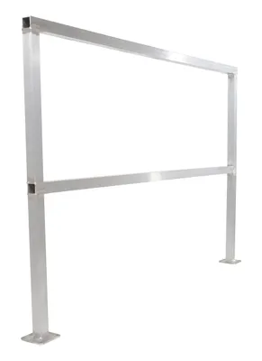 Vestil SQ-A-72 square safety handrail shown from an alternate angle