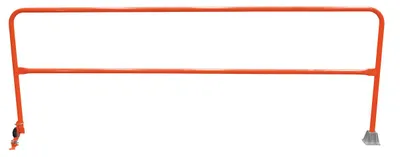 Vestil Steel Dock Safety Swing Gate 10 Ft. Length Orange