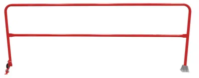Vestil Steel Dock Safety Swing Gate 10 Ft. Length Red