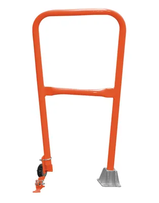 Vestil Steel Dock Safety Swing Gate 2 Ft. Length Orange