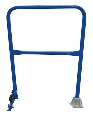 Vestil Steel Dock Safety Swing Gate 3 Ft. Length Blue