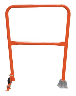 Vestil Steel Dock Safety Swing Gate 3 Ft. Length Orange