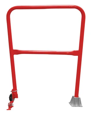Vestil Steel Dock Safety Swing Gate 3 Ft. Length Red