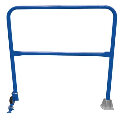 Vestil Steel Dock Safety Swing Gate 4 Ft. Length Blue