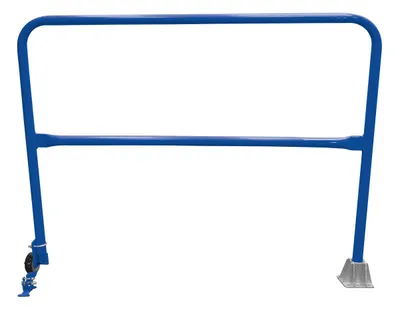 Vestil Steel Dock Safety Swing Gate 5 Ft. Length Blue