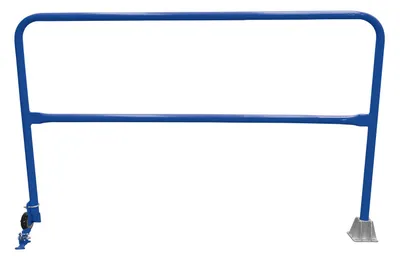 Vestil Steel Dock Safety Swing Gate 6 Ft. Length Blue