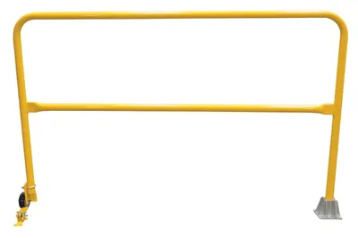 Vestil Steel Dock Safety Swing Gate 6 Ft. Length Yellow