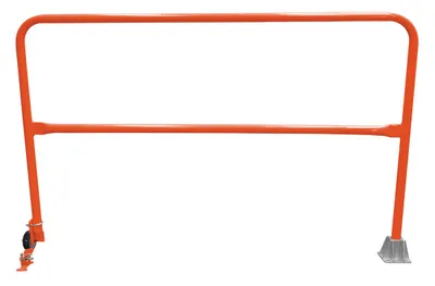 Vestil Steel Dock Safety Swing Gate 6 Ft. Length Orange