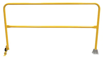Vestil Steel Dock Safety Swing Gate 7 Ft. Length Yellow