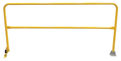 Vestil Steel Dock Safety Swing Gate 8 Ft. Length Yellow
