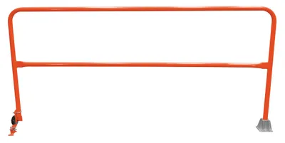 Vestil Steel Dock Safety Swing Gate 8 Ft. Length Orange