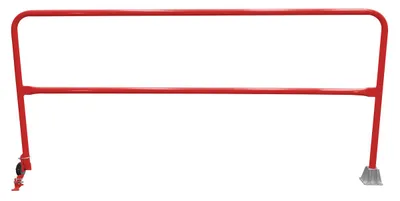 Vestil Steel Dock Safety Swing Gate 8 Ft. Length Red