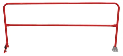 Vestil Steel Dock Safety Swing Gate 9 Ft. Length Red