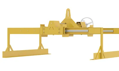Vestil SSL-2086-10 steel sheet lifter shown from an alternate angle