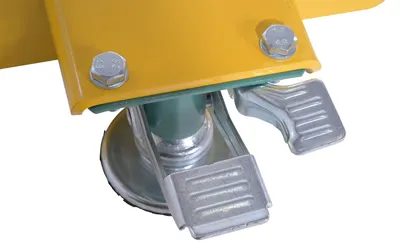 Vestil SST-45-CK-GFN spring scissor table shown from an alternate angle