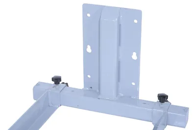 Vestil STA-ATT-BG-23 counter balanced narrow stacker w multi-use attachment shown from an alternate angle