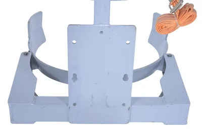 Vestil STA-ATT-DGP-55 counter balanced narrow stacker w multi-use attachment shown from an alternate angle