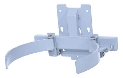 Vestil Steel Counter Balanced Power Lift Manual 55 Gallon Steel Drum Gripper Attachment 600 Lb. Capacity Gray
