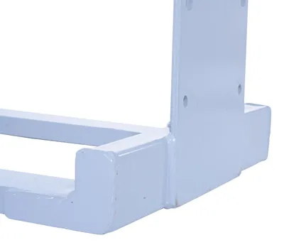 Vestil STA-ATT-FF-30 counter balanced narrow stacker w multi-use attachment shown from an alternate angle
