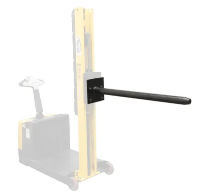 Vestil Steel Counter Balanced Power Lift Paper/Carpet Roll Lifter 3 In. Diameter Attachment 200 Lb. Capacity Black