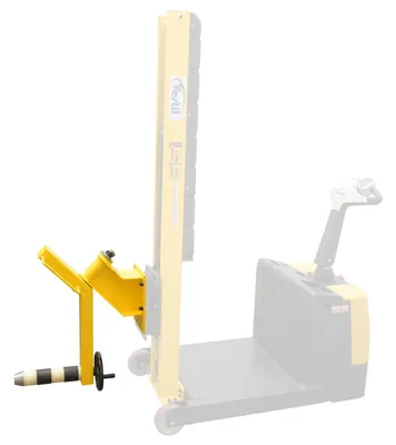 Vestil Steel Counter Balanced Power Reel Rotator Attachment 200 Lb. Capacity Yellow