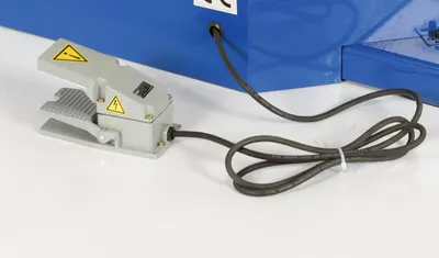 Vestil STPC-WH stand alone powered carousel shown from an alternate angle