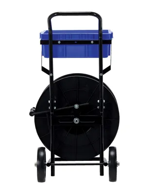 Vestil STRAP-PS-P strapping cart shown from an alternate angle