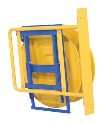 Vestil STRAP-WALL wall-mounted strapping dispenser shown from an alternate angle