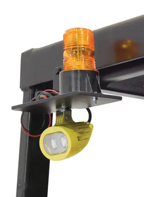 Vestil STROBE options for electric hydraulic equipment shown from an alternate angle