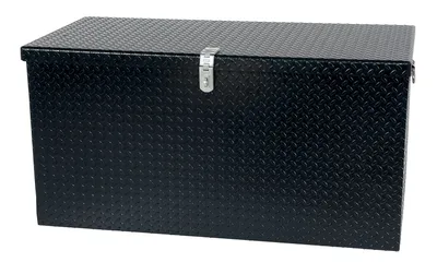 Vestil Steel Tread Plate Toolbox 24 In. x 60 In. 3,000 Lb. Capacity Black
