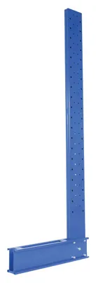Vestil Steel Standard Duty Cantilever Single Sided Upright 10 Ft x 18 In. Arm Blue