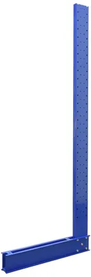 Vestil Steel Standard Duty Cantilever Single Sided Upright 10 Ft x 30 In. To 36 In. Arm Blue