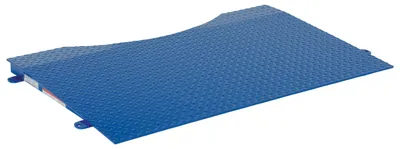 Vestil Steel Approach Ramp 48 In. x 48 In. 4,000 Lb. Capacity Blue For Use With Model SWA-50