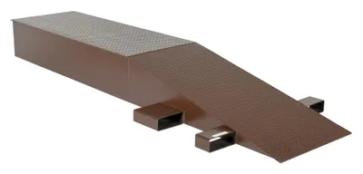 Vestil Steel Wheel Riser 108 In. x 24 In. x 12-1/4 In. 40,000 Lb. Capacity Brown