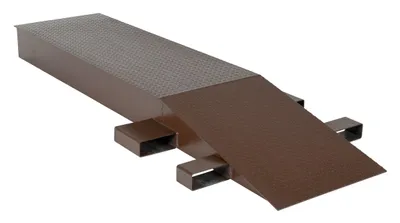 Vestil Steel Wheel Riser 96 In. x 24 In. x 8-1/4 In. 40,000 Lb. Capacity Brown