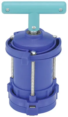 Vestil TAP-3 horizontal drum tap shown from an alternate angle