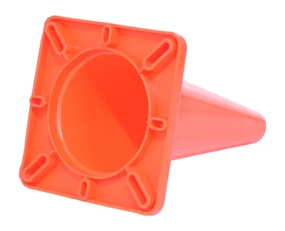 Vestil TC-18-SD traffic cone shown from an alternate angle