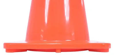 Vestil TC-28-SD-2R traffic cone shown from an alternate angle