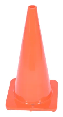 Vestil TC-28-SD traffic cone shown from an alternate angle
