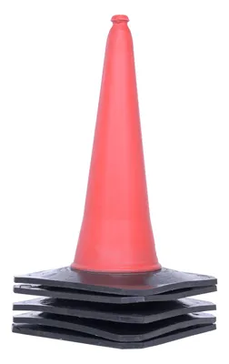 Vestil TC-30-5PK traffic cone shown from an alternate angle