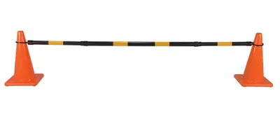 Vestil TC-BBDS-80 traffic cone barrier shown from an alternate angle