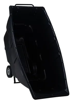 Vestil TDT-100-MD-BLACK tilt truck shown from an alternate angle