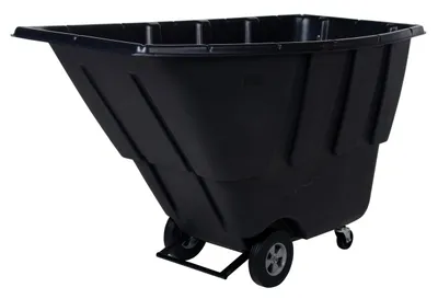 Vestil TDT-100-MD-BLACK tilt truck shown from an alternate angle