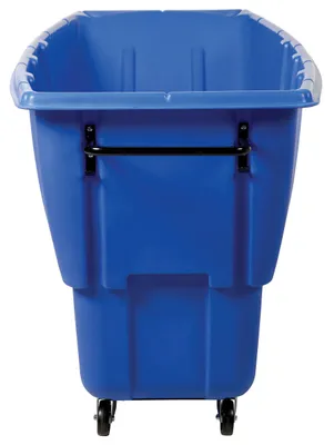 Vestil TDT-100-MD-BLUE tilt truck shown from an alternate angle